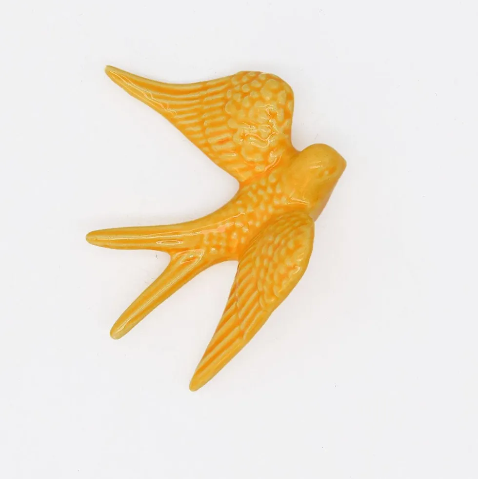 Hirondelles moyennes en céramique 11cm - 20 couleurs