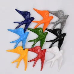 Hirondelles moyennes en céramique 11cm - 20 couleurs
