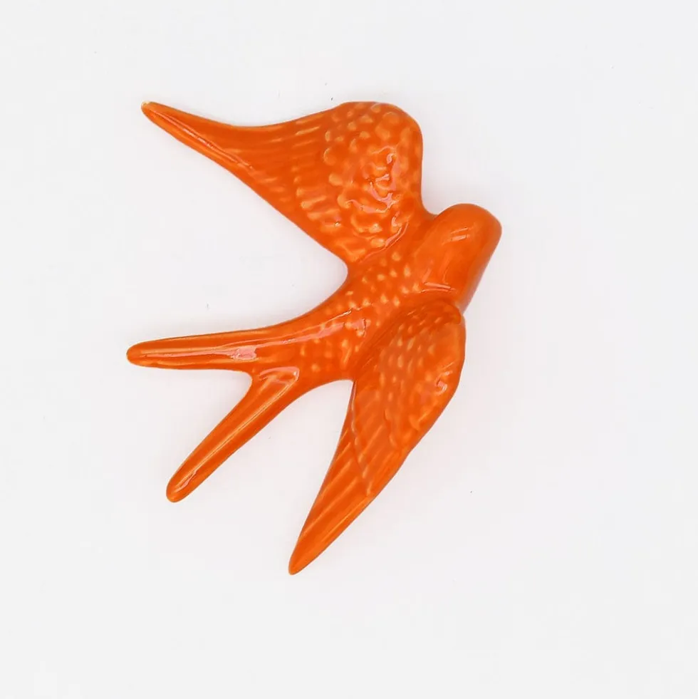Hirondelles moyennes en céramique 11cm - 20 couleurs