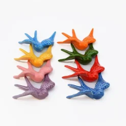 Hirondelles moyennes en céramique 11cm - 20 couleurs