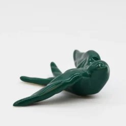 Hirondelle stylisée en céramique - Verte