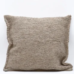 Housse de coussin artisanale 60x60 - Beige