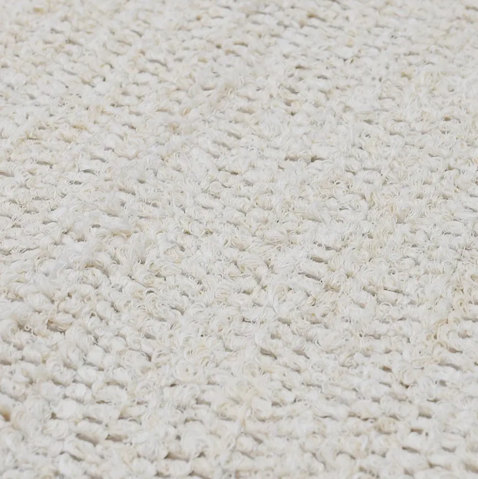 Housse de coussin artisanale 60x60 - Blanc cassé