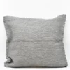 Housse de coussin artisanale 60x60 - Gris clair