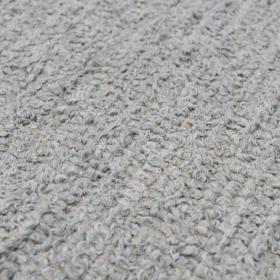 Housse de coussin artisanale 60x60 - Gris clair
