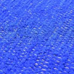 Housse de coussin artisanale 60x60 - Bleu dur