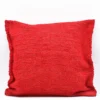 Housse de coussin artisanale 60x60 - Rouge
