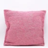 Housse de coussin artisanale 60x60 - Rose