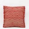 Housse de coussin en fibres recyclées - Rouge