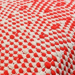 Housse de coussin en fibres recyclées - Rouge