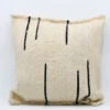 Housse de coussin en fibres recyclées 50x50 "Romana"
