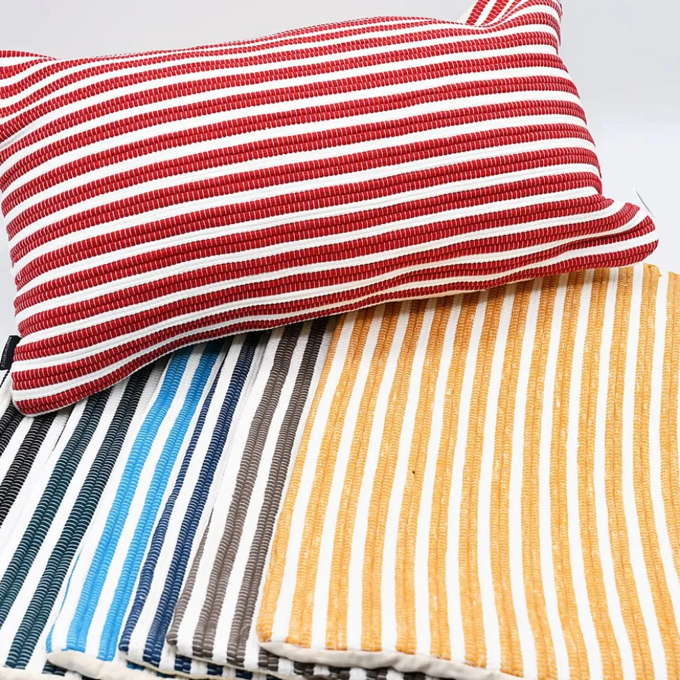 Housse de coussin 60x35 "Riscas" - 8 couleurs