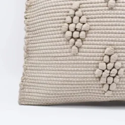 Housse de coussin 40x40 "Tapete de Trapo" - Beige