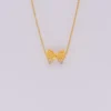 Laço I Collier en argent doré