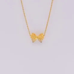 Laço I Collier en argent doré