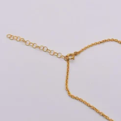 Laço I Collier en argent doré