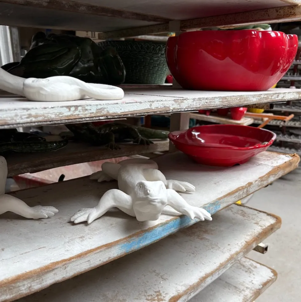 Lézard en céramique - 28cm