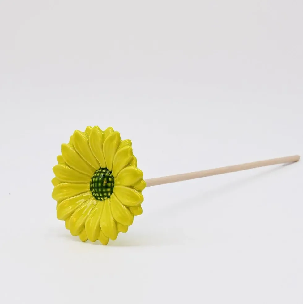 Marguerites artificielles en céramique