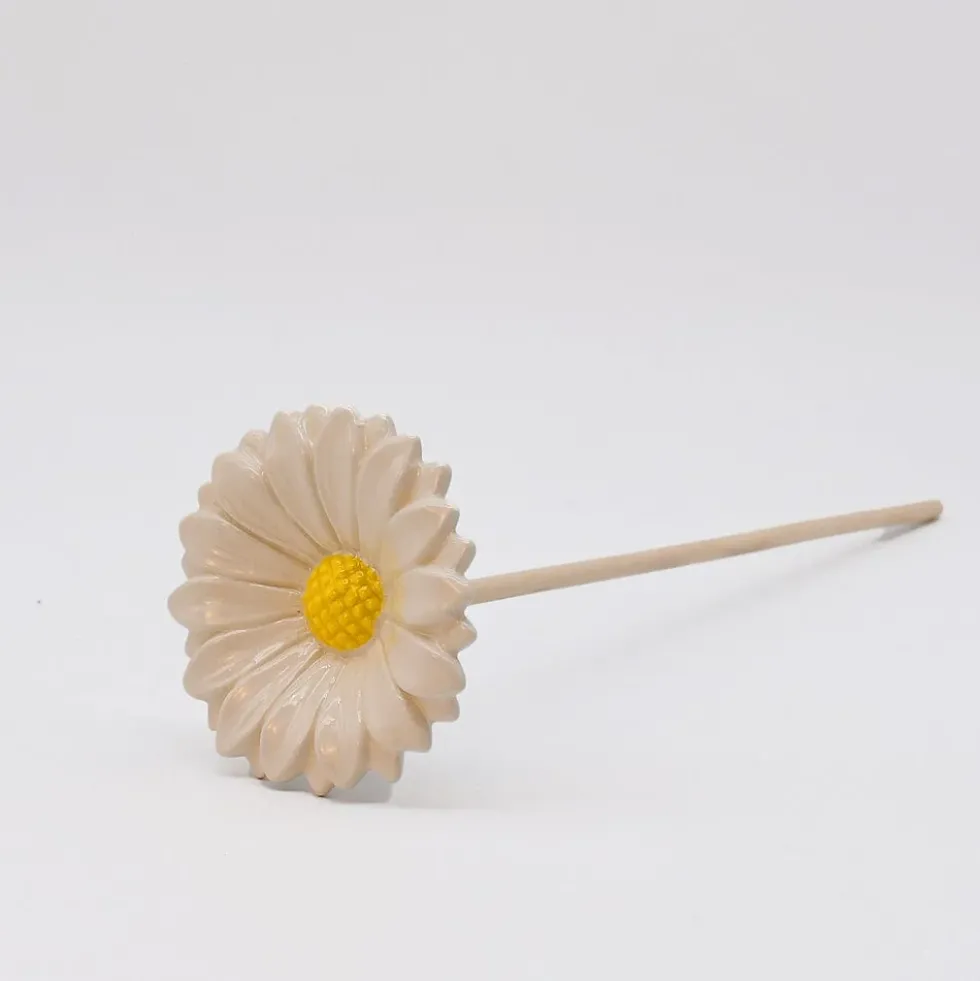 Marguerites artificielles en céramique