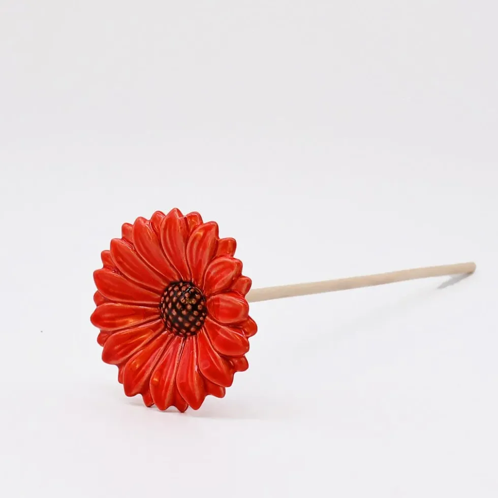 Marguerites artificielles en céramique