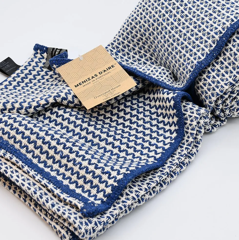Maxi Plaid en coton - Bleu