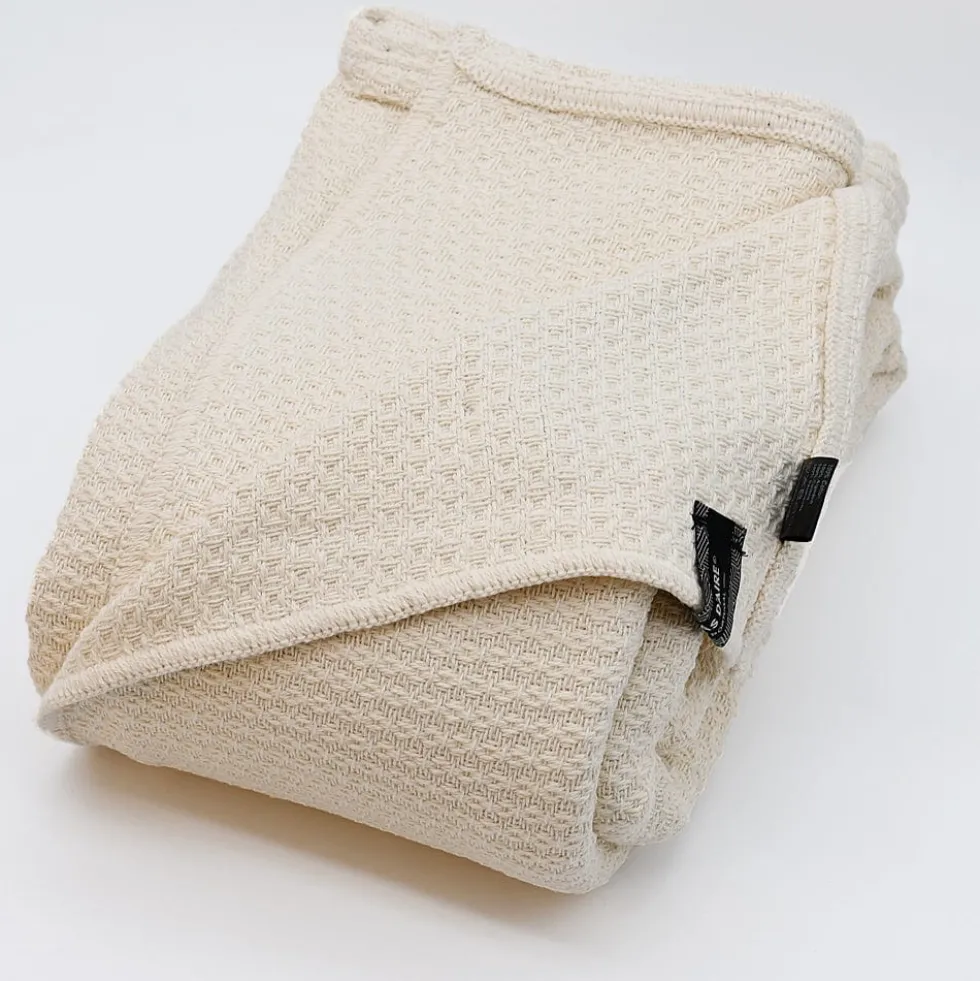 Maxi Plaid en coton - Ecru