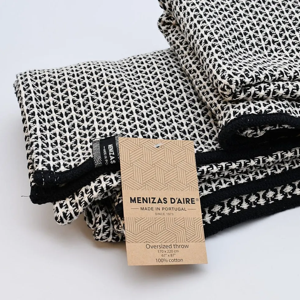 Maxi Plaid en coton - Noir