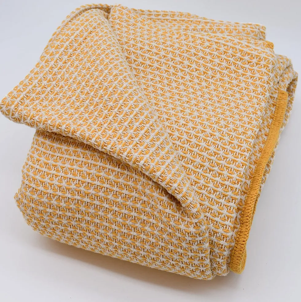 Maxi Plaid en coton - Ochre