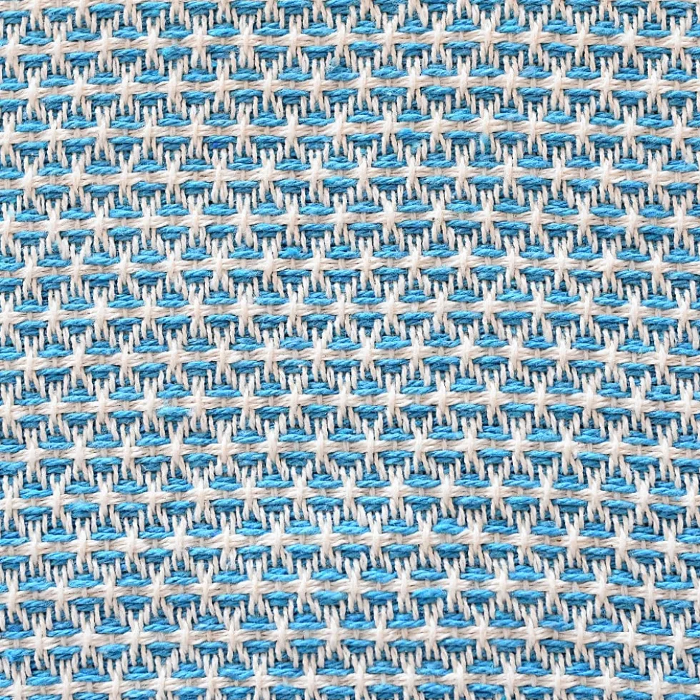 Maxi Plaid en coton - Turquoise