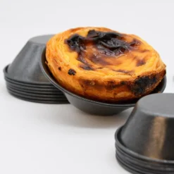 Moules à Pasteis de Nata anti-adhésif - 8 pièces
