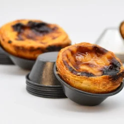 Moules à Pasteis de Nata Miniatures anti-adhésif - 8 pièces