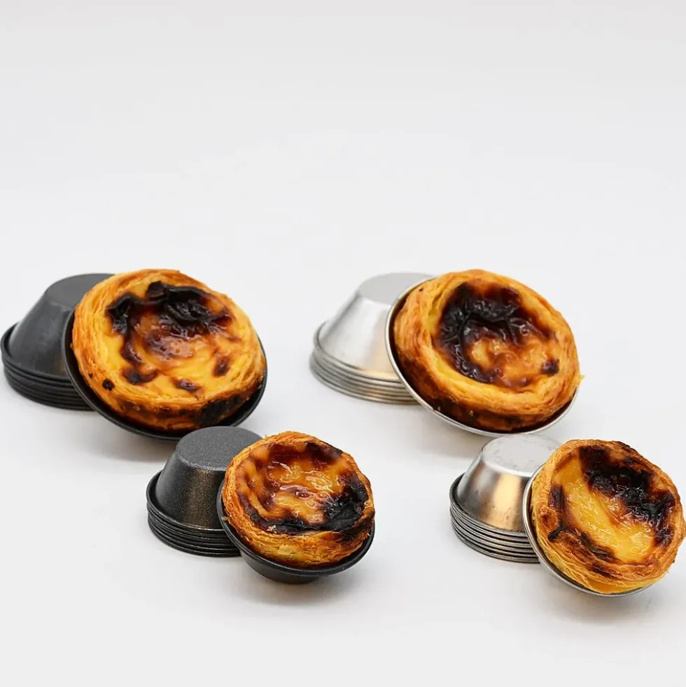 Moules à Pasteis de Nata Miniatures anti-adhésif - 16 pièces