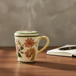 Mug à couvercle en céramique 