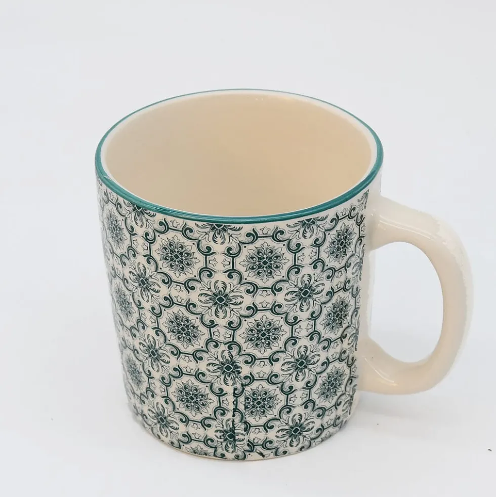 Mug en céramique "Padrão" - Vert