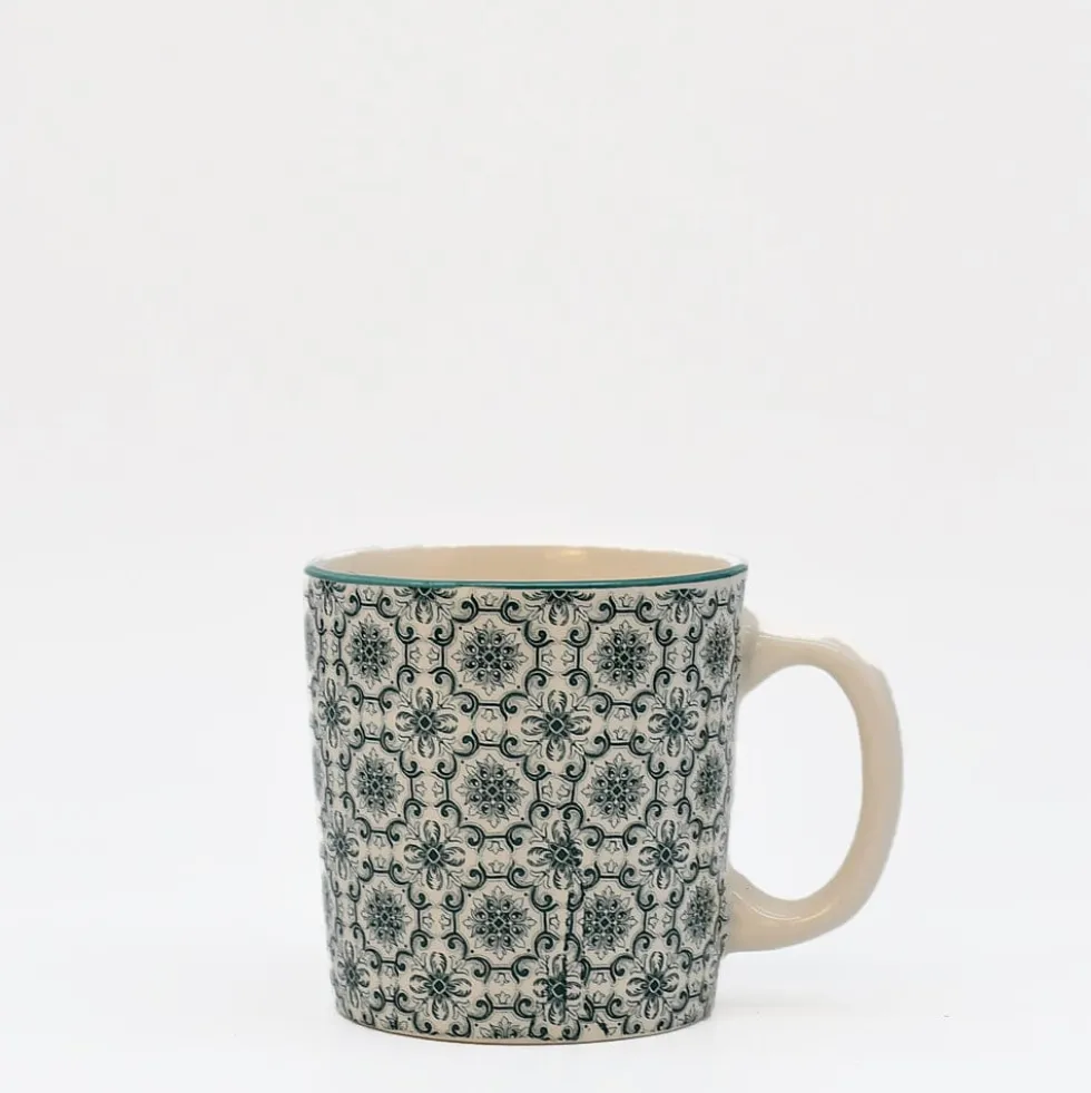 Mug en céramique "Padrão" - Vert