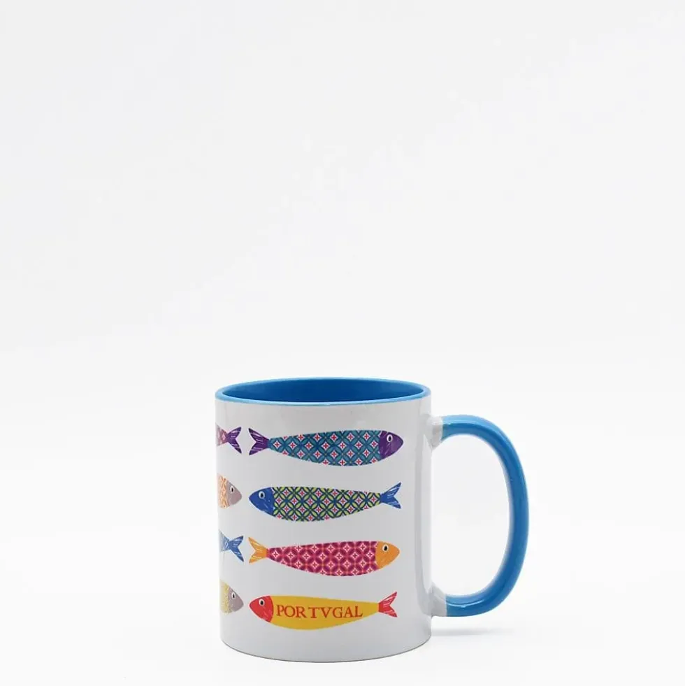 Mug en céramique "Sardinhas"