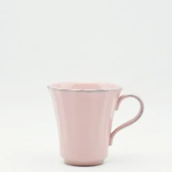 Mug en grès fin "Rosa" - Rose