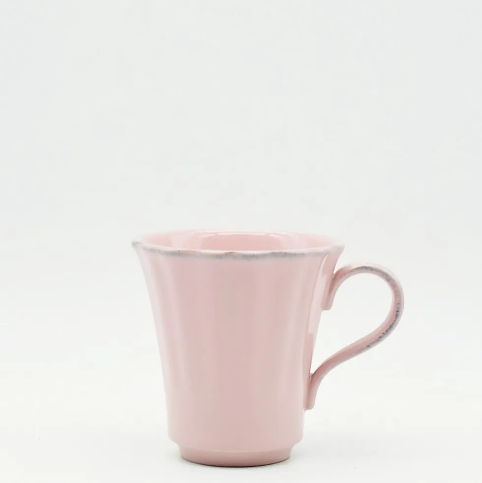 Mug en grès fin "Rosa" - Rose