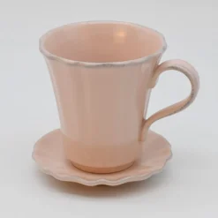 Mug en grès fin "Rosa" - Rose