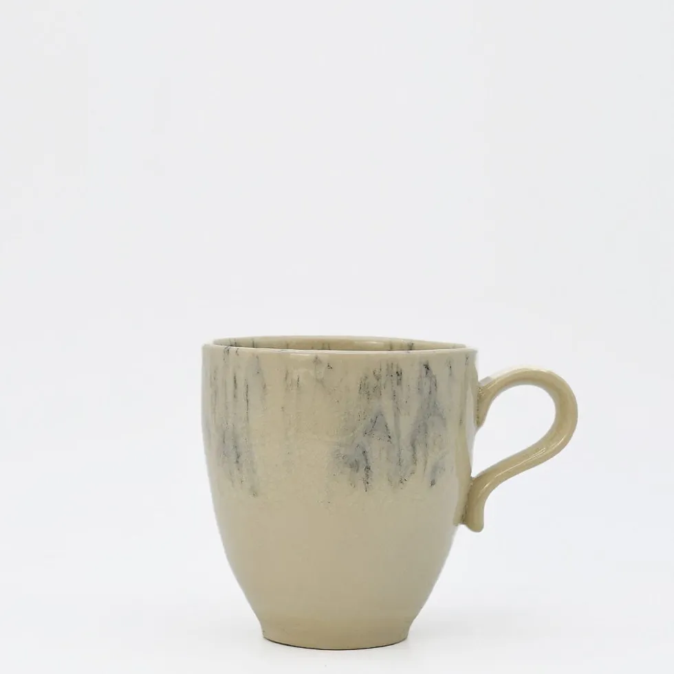 Mug en grès "Madeira" - Crème