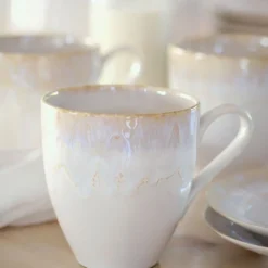 Mug en grès "Taormina" - Blanc