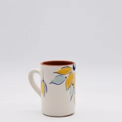 Mug en terre cuite 12cm - Jaune