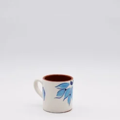 Mug en terre cuite 8cm - Turquoise