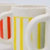 Mug rayé rayé "Costa Nova Mar" - Jaune