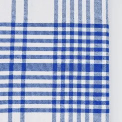 Nappe à carreaux en coton - Bleue
