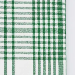 Nappe à carreaux en coton - Verte
