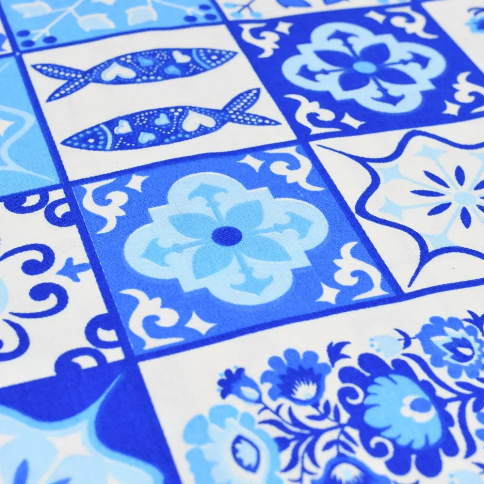 Nappe en coton "Azulejos"