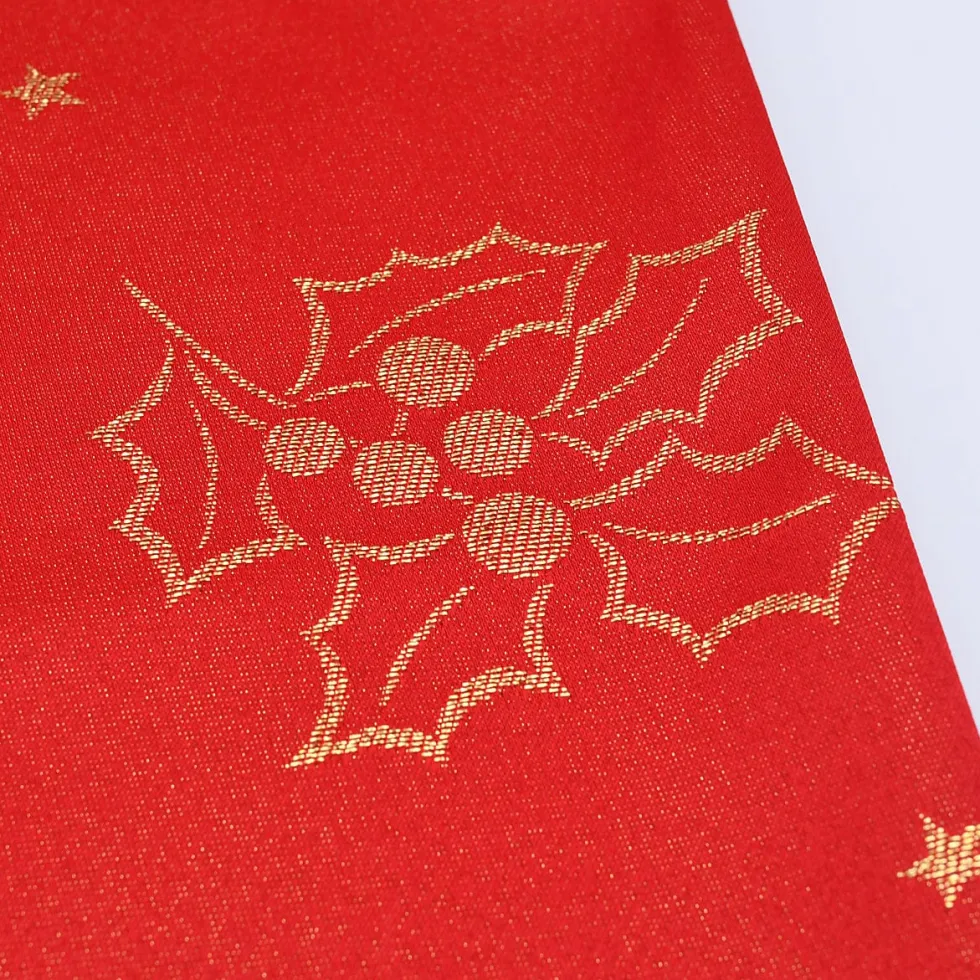 Nappe en coton "Festas" - Rouge