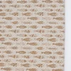 Nappe en coton "Sardinhas" - Marron