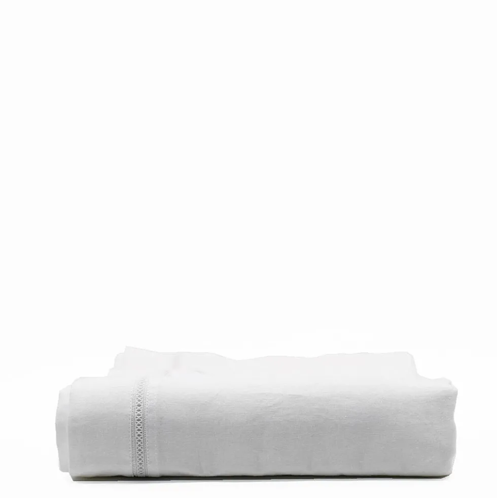 Nappe en lin blanche